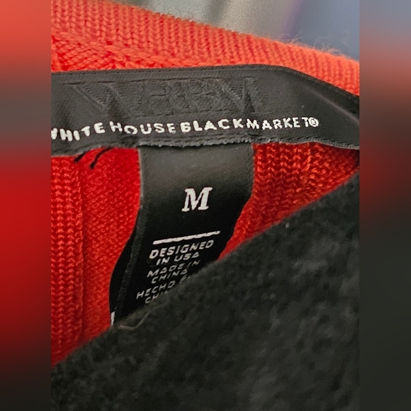 WHBM Sweetheart Ribbed Top Size Medium - Picture 3 of 6